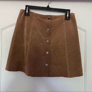 Brown topshop Suede Skirt 🤎